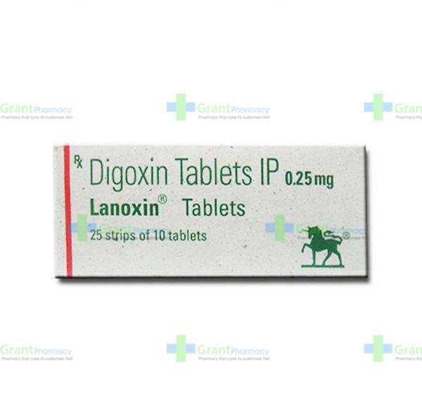 Which medication is used to treat an overdose of lanoxin?