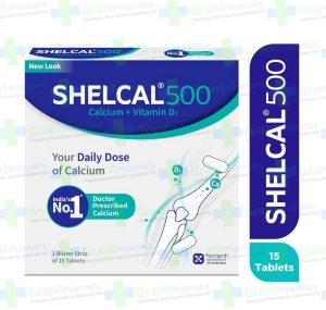 Shelcal 500 Calcium + Vitamin D3 Tablet