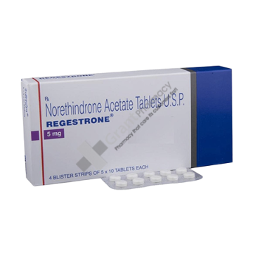 Aygestin is the artificial version of progesterone that helps balance the hormone levels in adults to treat lack of periods and abnormal vaginal bleeding.